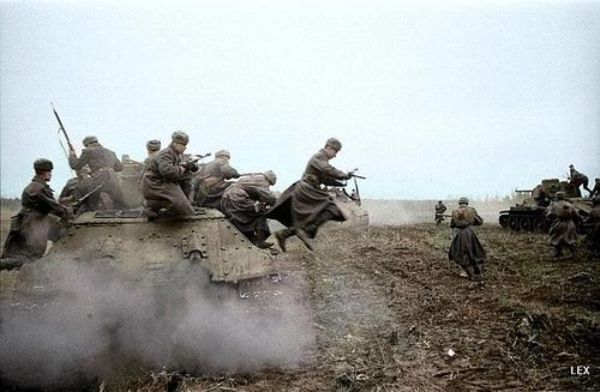 Великая Отечественная война в цвете