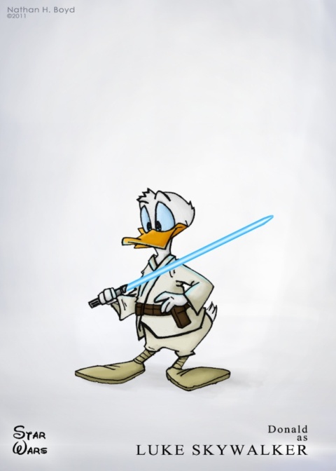 Герои Диснея в стиле Star Wars